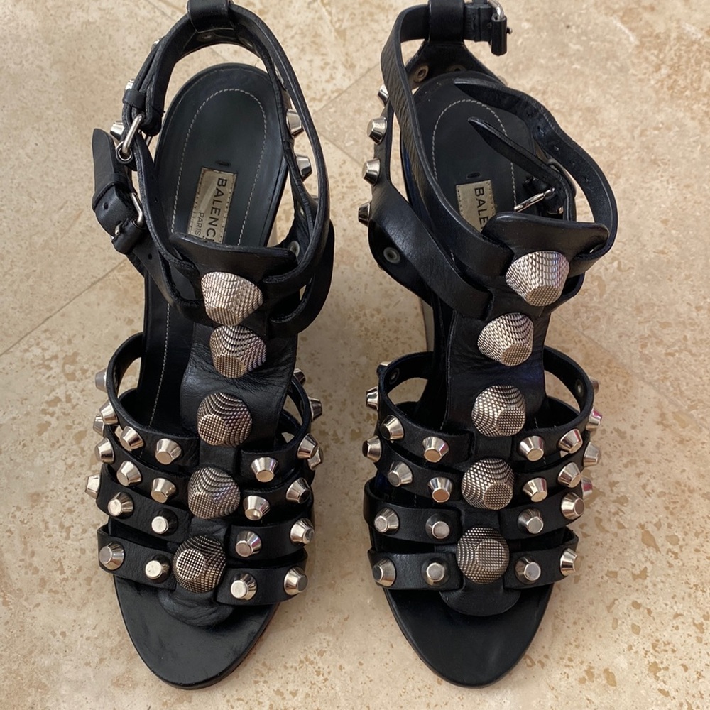 Balenciaga Arena gladiator wedge sandal